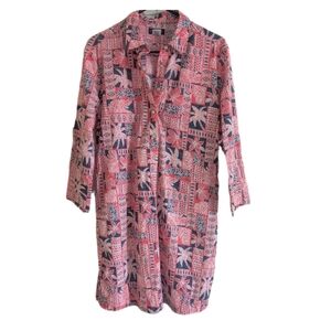 Classic Vintage reyn Spooner Hawaiian Shirt Dress Size M EUC
